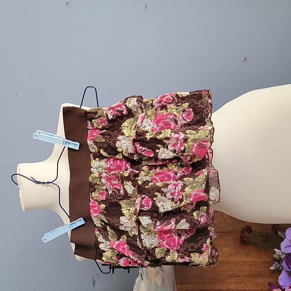 Justice ruffled skirt
